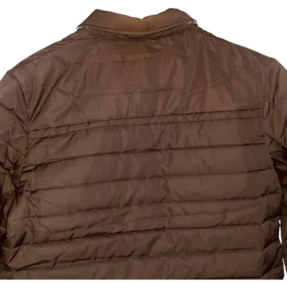 Robert Graham Quilted Puffer Shirt Jacket Coat - Picture 12 of 14